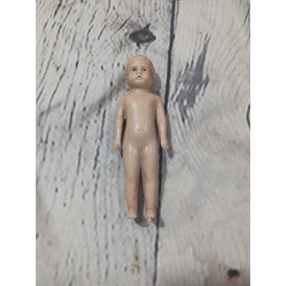 Vintage‎ 1940s Irwin Celluloid Doll – 4" Miniature Rigid Plastic Figure – READ - Picture 10 of 10